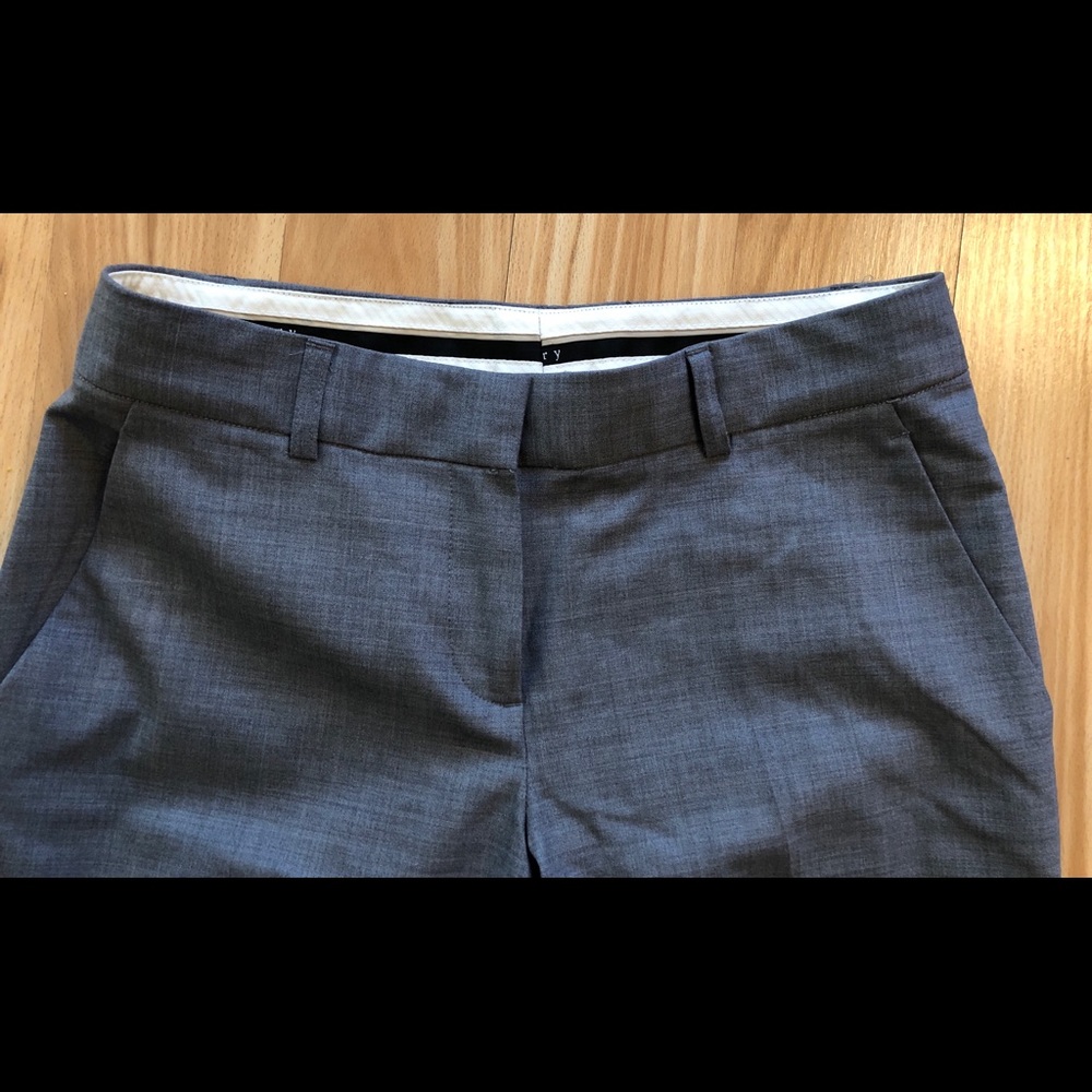 Theory pants - lightweight wool - gray